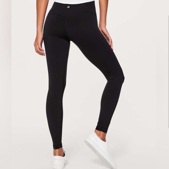 Lululemon Align High Rise Legging Black Full Length 2 FLAW - Picture 1 of 15